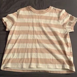 Striped cotton t-shirt